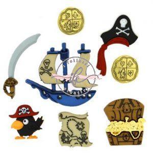 Bottoni "DRESS IT UP" Pirates