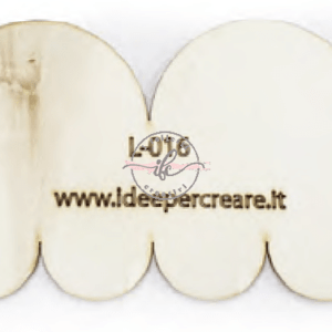 L 016 - Motivi in Legno Smerlatore cm 55