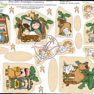 PM Pannello Presepe Country - 041