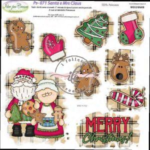 PS 071 - Pannello Santa e Mrs Claus