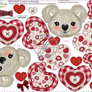 PM 009 - Pannello Cuori e Koala