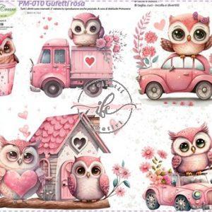 PM 010 - Pannello Gufetti Rosa