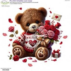 PS 243 - Orsetto con Rose