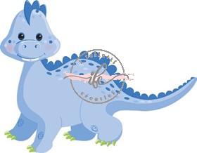 F 014 - Motivi in Feltro Dinosauri