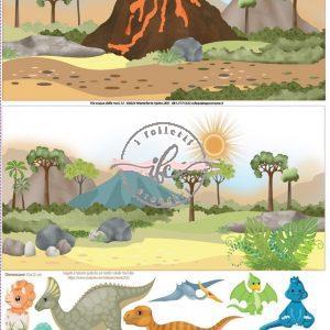 P 210 - Pannello Dinosauri