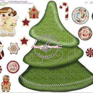 P 258 - Pannello Albero di Natale