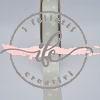 Nastro Cute Collection Cremino cm 2,50 Beige Stelle Bianche