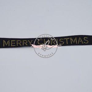 Nastro Merry Xmas col. Nero