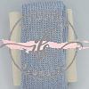 Tubolare Mini Lurex cm 3,5 col. Avio/Argento