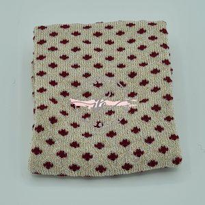 Tubolare Lily Lurex Col. Avorio/Rosso