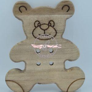 Sbottonati Orso 4 Fori cm 23x20x 2