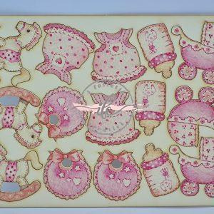 Sweet Wood Accessori Battesimo Bimba