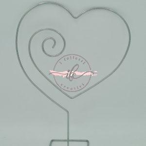 I Girigogoli Cuore Ricciolo con Base cm 18 x cm 26