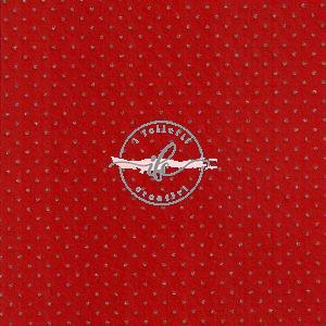 Panno Rosso Pois Lurex Oro