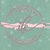 Panno Fiocchi Neve Glitter col. Menta