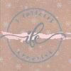 Panno Fiocchi Neve Glitter col. Nude