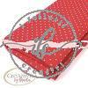 Pannolenci Morbidoso 1 mm Floccato Pois Col. Rosso Fiamma