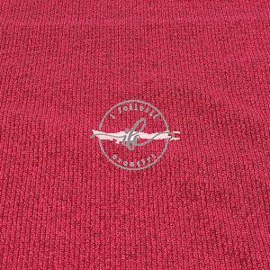 Tessuto Ribby Lurex col. Rosso/Rosso