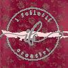 Velluto Glitter Broderie col. Bordeaux