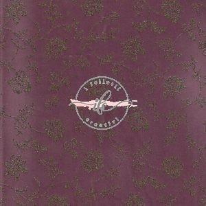Velluto Glitter Broderie col. Rosa Antico