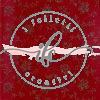 Velluto Glitter Broderie col. Rosso Teatro