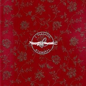 Velluto Glitter Broderie col. Rosso Teatro