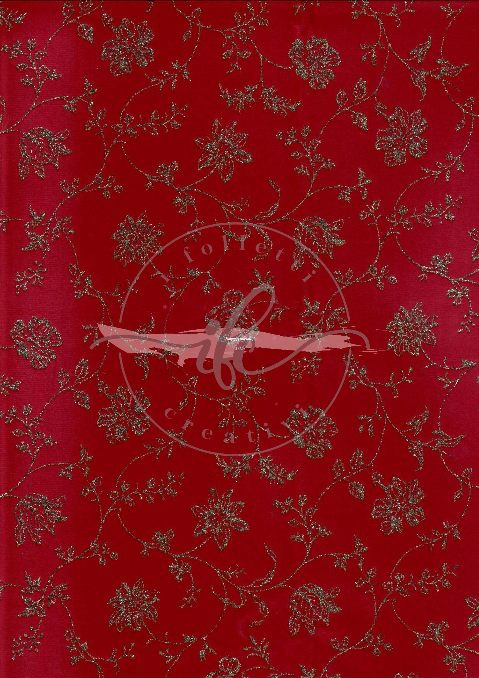 Glitter Broderie Col. Rosso Teatro
