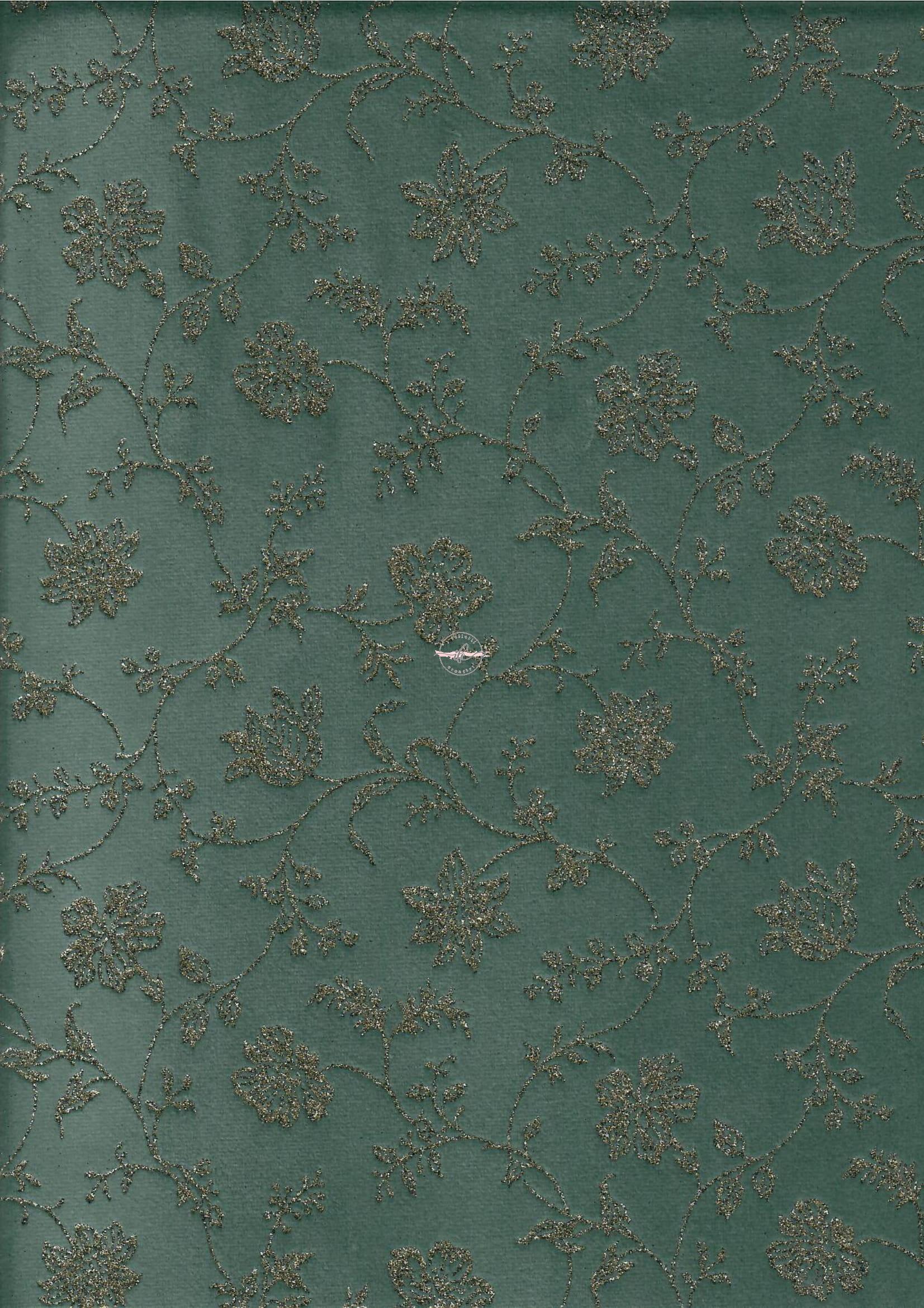 VELLUTO BRODERIE ACQUAMARINA