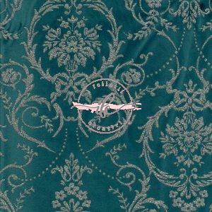 Velluto Glitter Damasco col. Teal