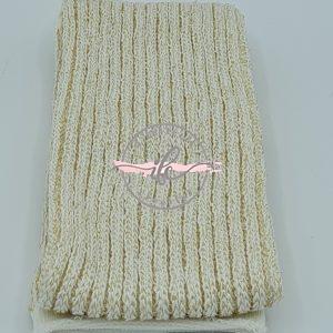 Tubolare Costa Inglese Lurex col. Latte/Oro