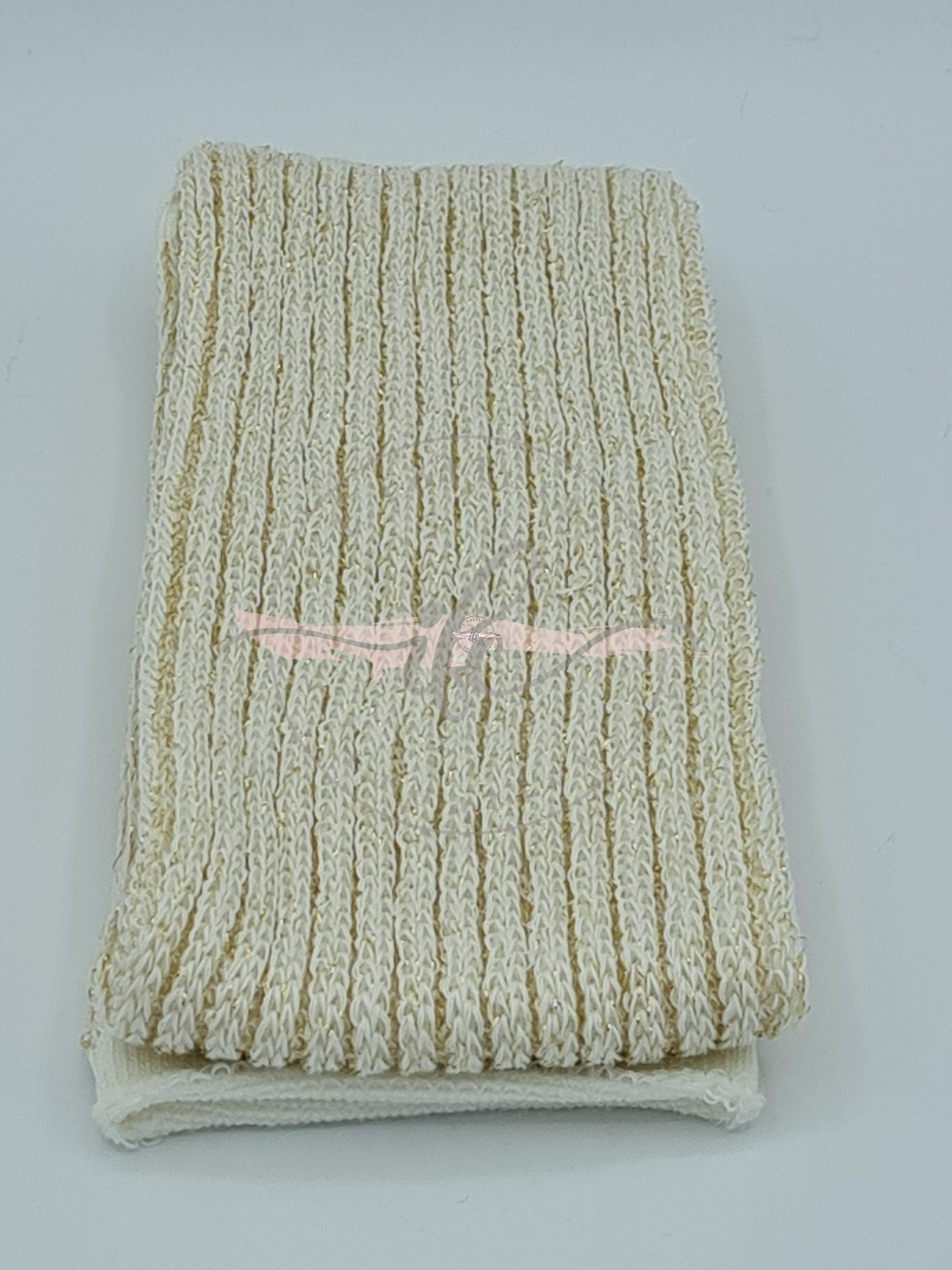 TUBOLARE COSTA INGLESE LUREX COL. LATTE + ORO