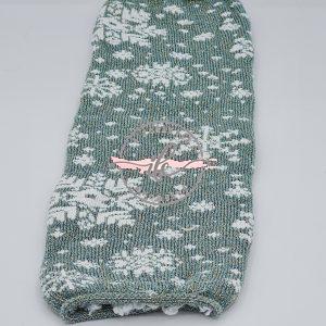 Tubolare Lurex Fiocco col. Acquamarina/Bianco