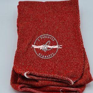 Tubolare Lurex col. Rosso