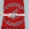 Tubolare Maglia col. Rosso/Latte