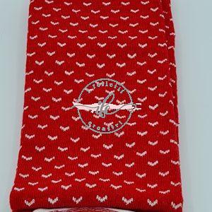 Tubolare Maglia col. Rosso/Latte