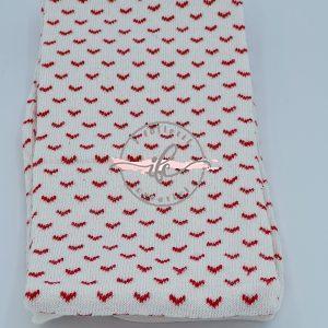 Tubolare Maglia col. Latte/Rosso