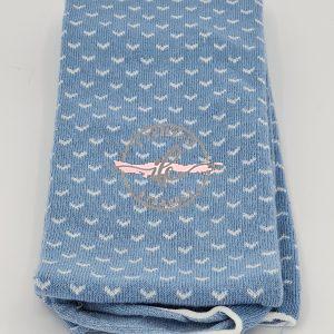 Tubolare Maglia col. Avio/Latte