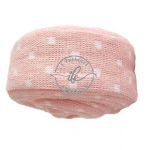 Tubolare Mini Dots Col. Pesca/Latte
