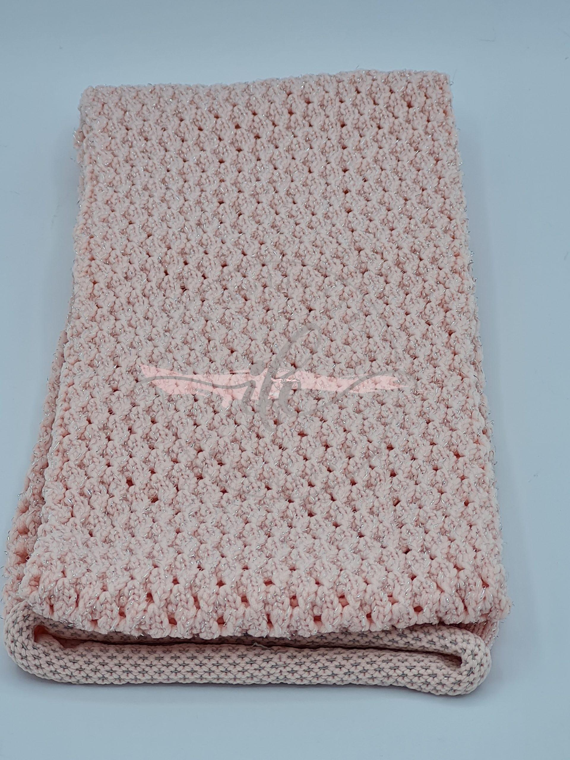 TUBOLARE RETE COL. ROSA POLVERE + ARGENTO