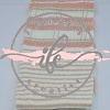 Tubolare Tartan Lurex col. Rosa/Latte/Oro