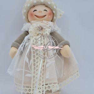 Bambola h. cm 25 Colore Beige