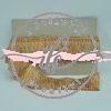 Frangia Juta con Lurex Bronzo