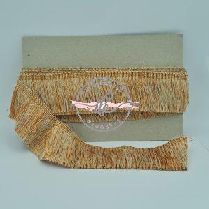 Frangia Juta con Lurex Bronzo