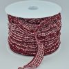 Passamaneria Vichy Quadretti Bordeaux/Bianco h cm 1,90