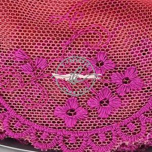Pizzo Tulle h cm 4.5 col. Rosa Antico