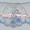 Pizzo Tulle h cm 3 col. Azzurro