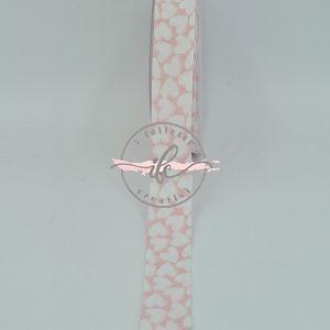 LoSguincio cm 2,50 Rosa Cuori Bianchi
