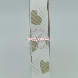 LoSguincio Cute Collection Cremino cm 2,50 Bianco Cuori Beige