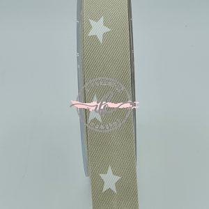 LoSguincio Cute Collection Cremino cm 2,50 Beige Stelle Bianche