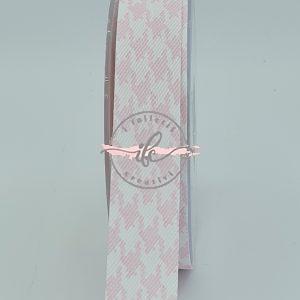 LoSguincio Cute Collection Fragolina cm 2,50 Pied de Poule Rosa/Bianco